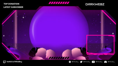 Twitch Overlay Generator with an Elegant Surrealistic Background 3370g