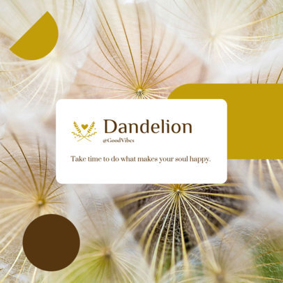 Instagram Post Maker with a Modern Design and an Inspiring Quote