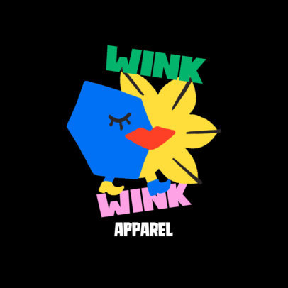 Fashion Brand Logo Generator Featuring a Character With a Flat Design Style 