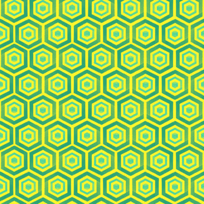 Seamless Print Pattern Design Maker with Hexagons 3363m
