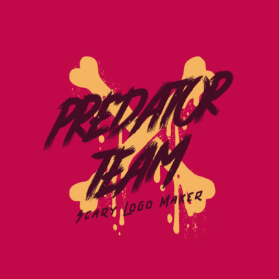 Gaming Team Logo Maker with a Horrifying Typography 4037g