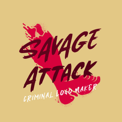 Horrifying Logo Template Featuring a Mutilated Body-Part 4037l