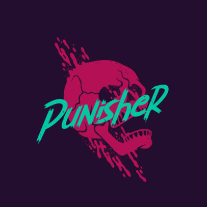 Horror Gaming Logo Maker with a Skeleton Graphic