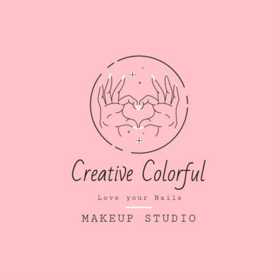 Lovely Logo Maker for a Makeup Studio 