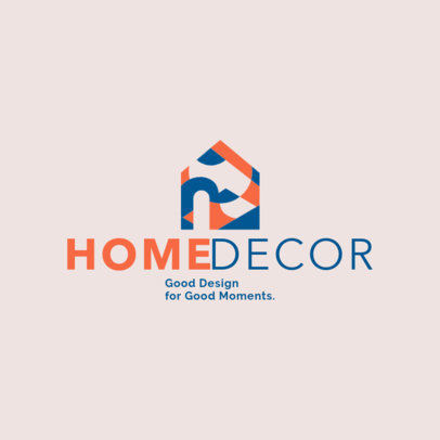 Abstract Logo Maker for Home Decor and Interior Design Companies