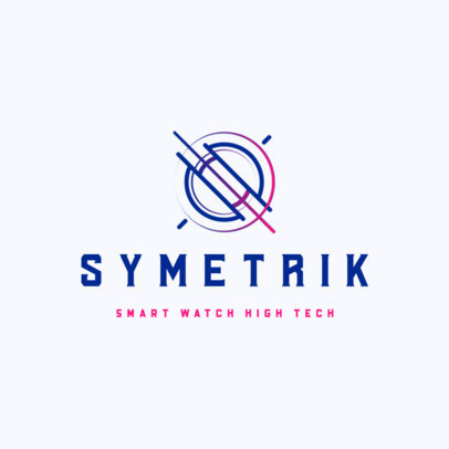 Abstract Logo Maker for High Tech Dropshipping Companies 