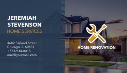 Business Card Creator for a Home Service Firm