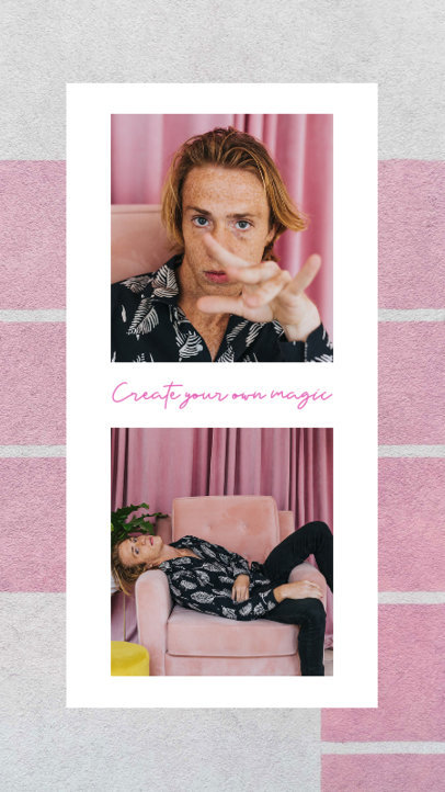 Trendy Instagram Story Design Generator with Fashion-Inspired Pictures