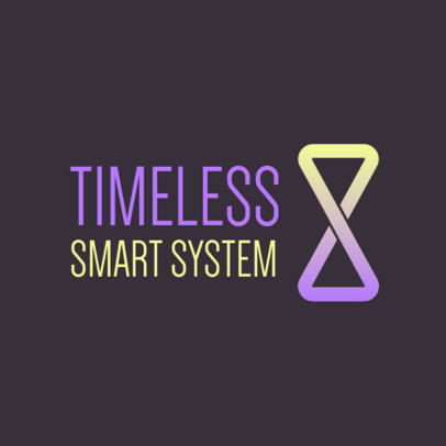 Technology Dropshipping Logo Creator with an Abstract Graphic