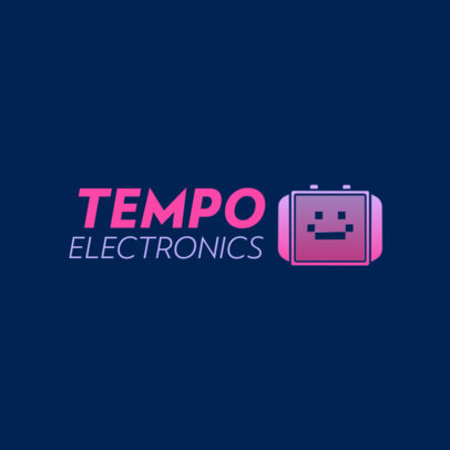 Electronics Dropshipping Logo Creator with a Smartwatch Graphic 