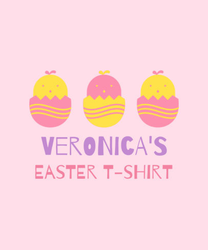 Kids Easter T-Shirt Design Maker Featuring Festive Graphics