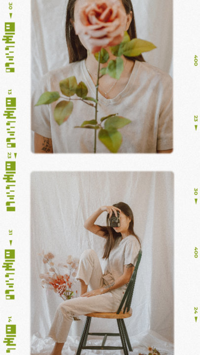 Instagram Story Generator Featuring Two Portraits and a Film Aesthetic 