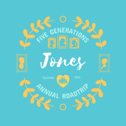 Family Reunion Shirts Template 398