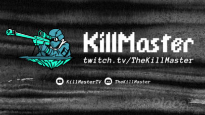 Twitch Starting Soon Screen Video Maker with an Animated Sniper 2626