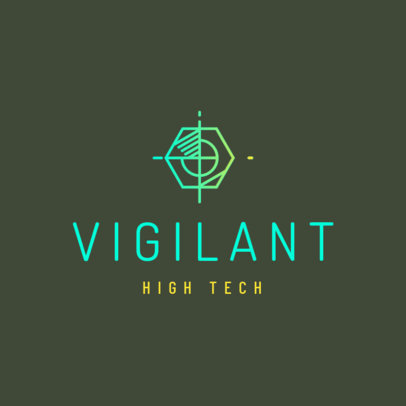 Logo Maker for a High Tech Dropshipping Business Featuring Abstract Graphics 