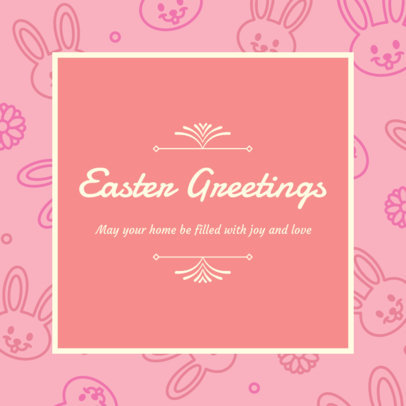 Instagram Post Creator to Share Easter Greetings