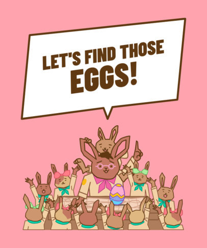 Easter-Related T-Shirt Design Maker for Children 3386f