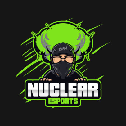 Logo Maker for Gamers Featuring a Cool Character