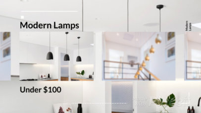 Slideshow Video Maker for a Home Decor Product Catalog 1952b 2838