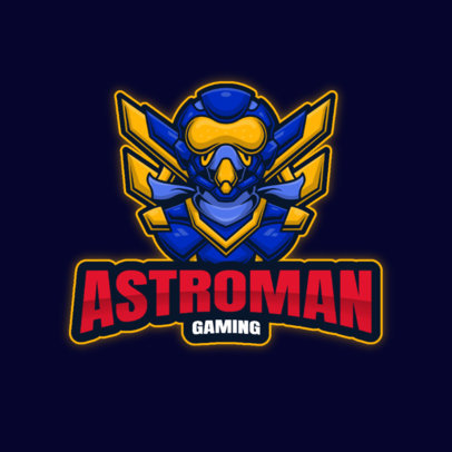Gaming Logo Maker Featuring Detailed Illustrations of Robot Characters