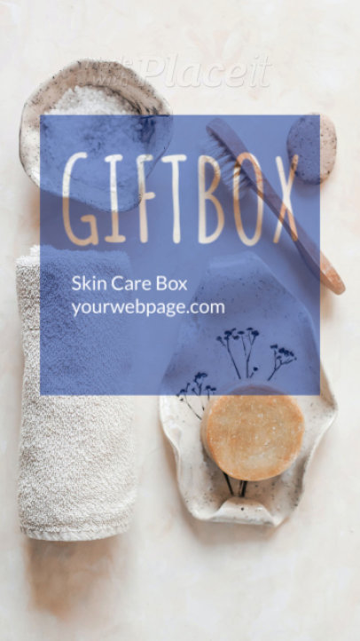 Instagram Story Video Generator for Skin Care Brands 2444b 2828-el1