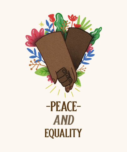 Illustrated T-Shirt Design Creator to Commemorate Black History Month