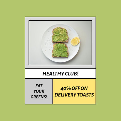 Instagram Post Maker to Promote a Restaurant's Special Offer