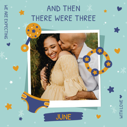 Instagram Post Design Maker Featuring Cute Illustrations and Pictures