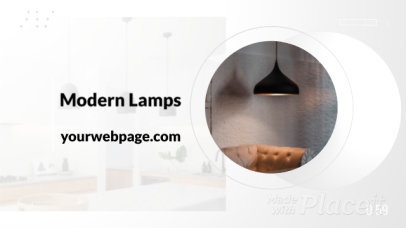 Product Catalog Slideshow Video Maker for a Lamp Company 