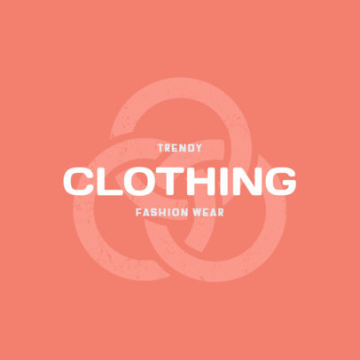 Logo Template for an Urban Apparel Store with an Abstract Graphic
