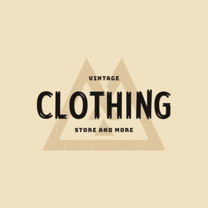 Vintage Clothing Brand Logo Maker Featuring a Distressed-Texture Graphic