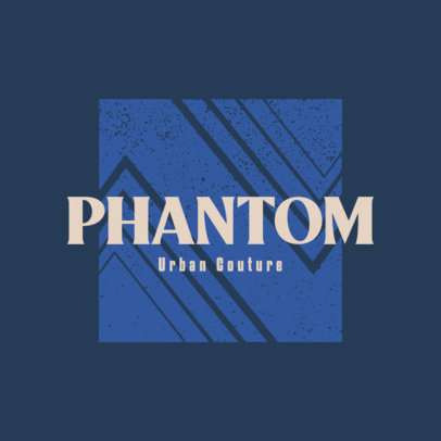 Urban-Styled Logo Generator for a Clothing Brand Featuring a Square Graphic v