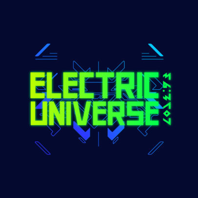 Logo Maker for a Gamer with a Futuristic Vibe 4074C