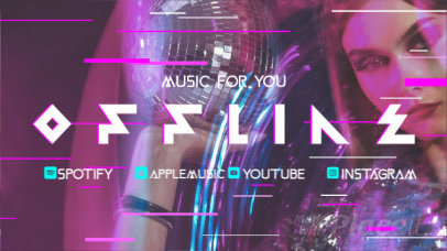 Twitch Stream Offline Screen Video Maker with a Retro Style