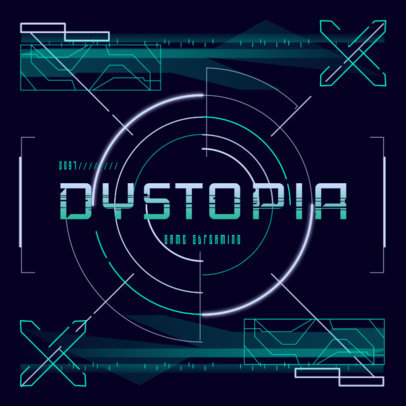 Gaming Logo Maker with a Dystopian Sci-Fi Style