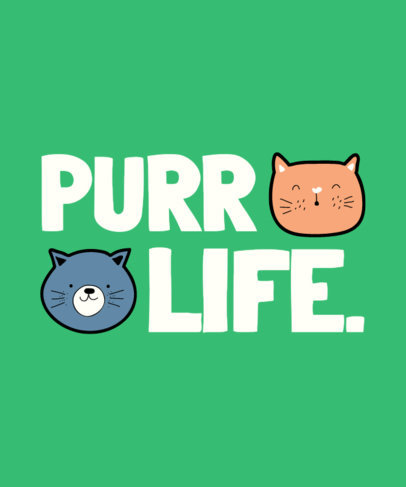 T-Shirt Design Template for Children Featuring Cute Animals and Quotes