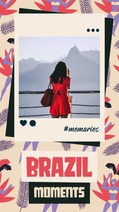 Instagram Story Design Maker to Share Memories from Brazil 3430i