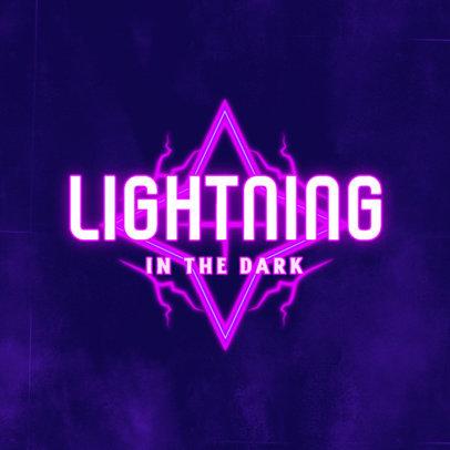 Gaming Logo Generator with a Lightning Theme and a Star Graphic