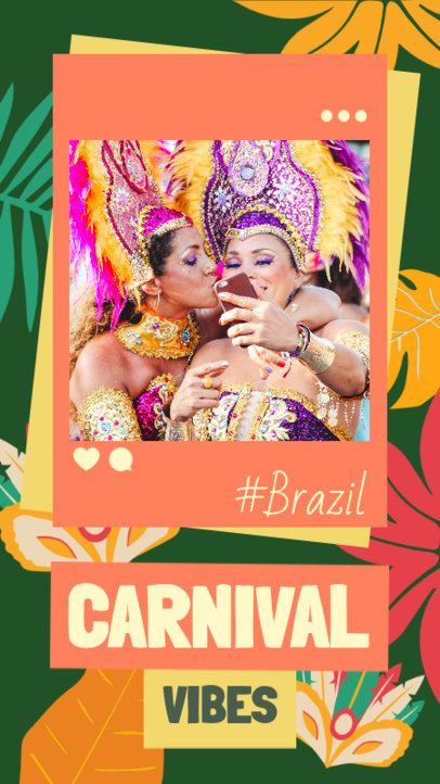 Joyful Instagram Story Design Maker to Celebrate Carnival
