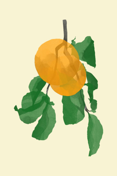 Botanical Art Print Design Maker Featuring Watercolor Illustrations 