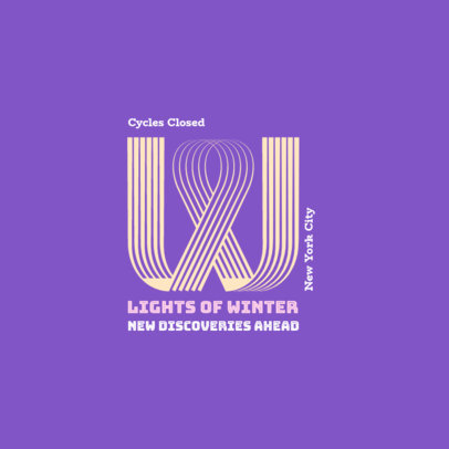 Logo Maker for Clothing Stores Featuring an Abstract Letter