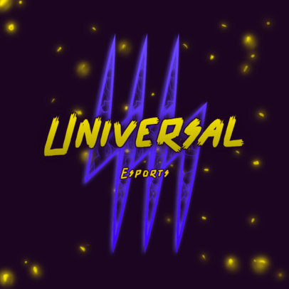 eSports Logo Generator with a Thunder-Themed Graphic