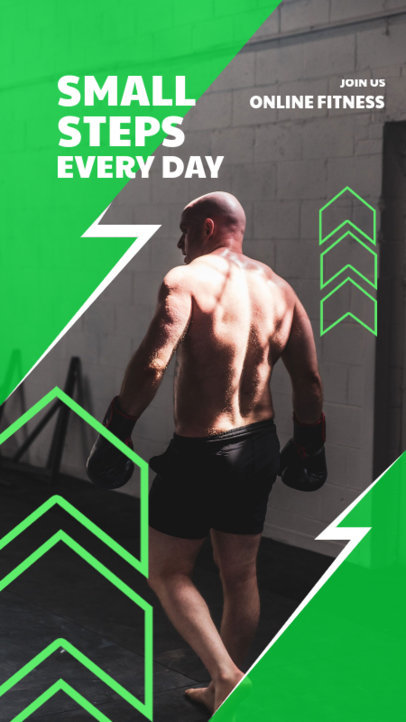 Instagram Story Template for an Online Fitness Course