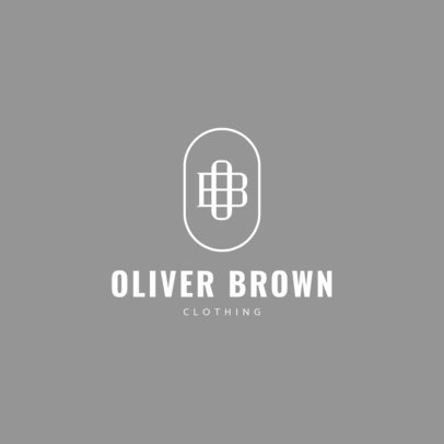 Monogram Logo Maker for an Elegant Clothing Brand