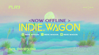 Twitch Offline Banner Video Generator with a Lo-Fi Style