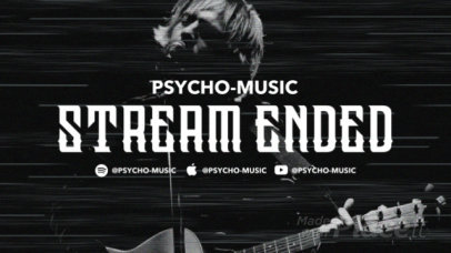 Twitch Offline Screen Video Maker for Psychedelic Music Bands 2653