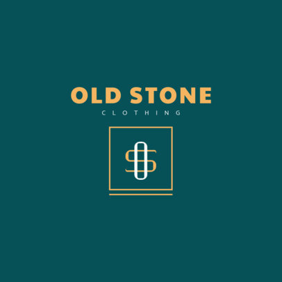 Online Logo Generator for a Clothing Brand Featuring a Monogram Layout
