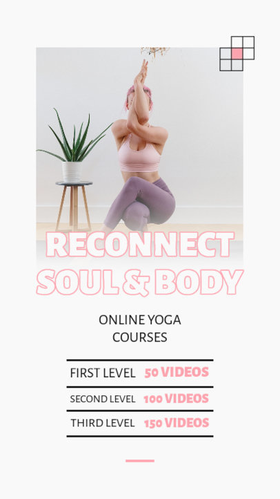 Instagram Story Design Maker for an Online Yoga Teacher