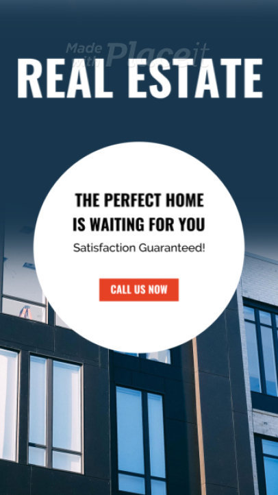 Instagram Story Video Maker to Promote a Real State Company