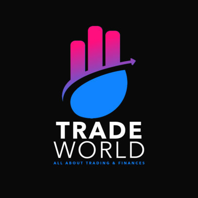 Elegant Logo Maker for Finance and Trading